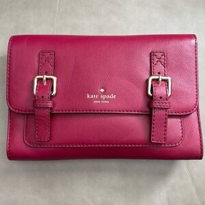 Kate Spade Allen Street Neil Berry Leather Crossbody Bag WKRU2060